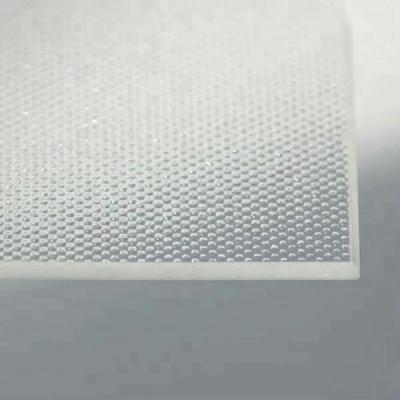 Vidrio templado de cristal solar con patrón de hierro bajo
