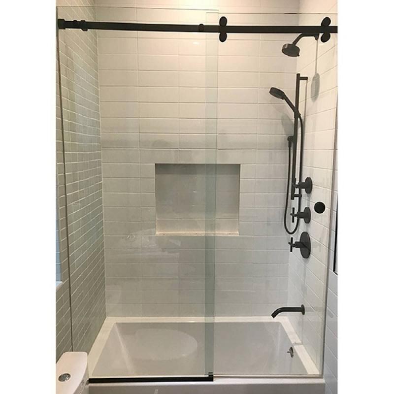 Luxury Standing Shower Tempered Glass 