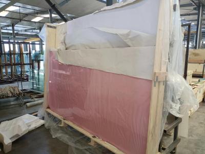 pink laminated glass 